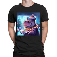 Limited Edition Cute Hippopotamus Drawing-m4hfr T-shirt | Artistshot