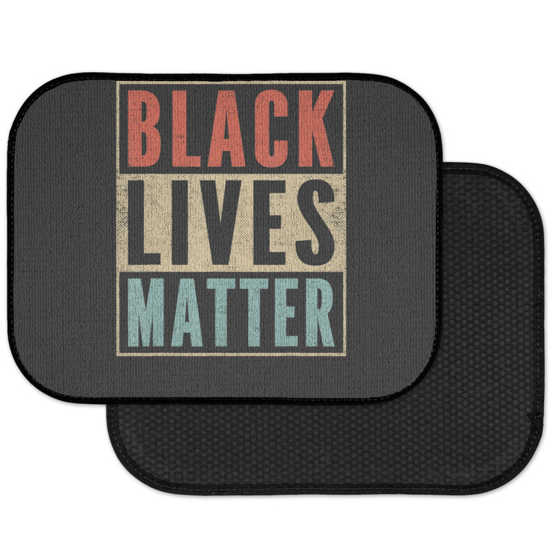 Vintage Black Lives Matter Retro 70s 80s Style Blm Rear Car Mat | Artistshot