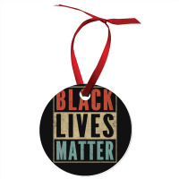 Vintage Black Lives Matter Retro 70s 80s Style Blm Ornament | Artistshot