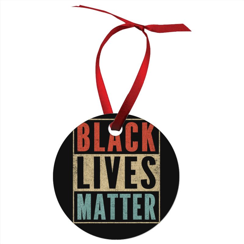 Vintage Black Lives Matter Retro 70s 80s Style Blm Ornament | Artistshot