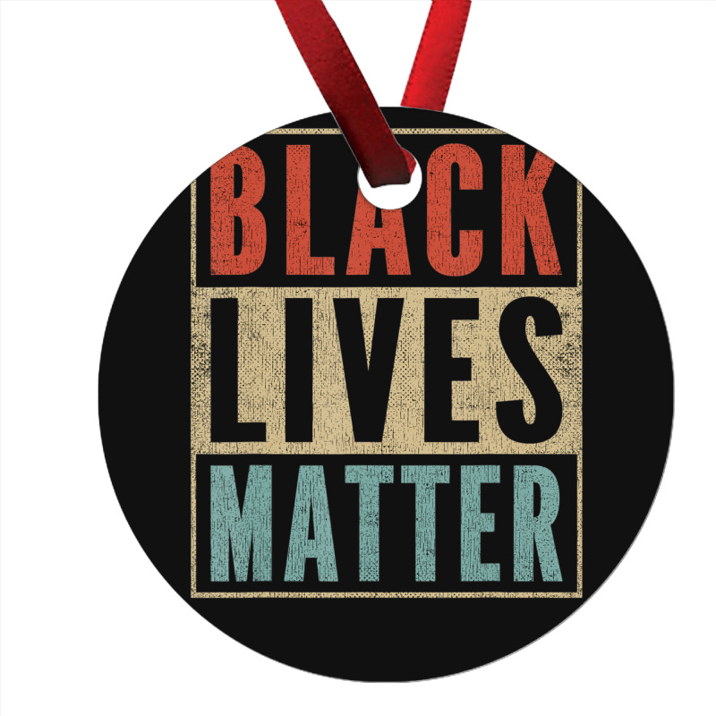 Vintage Black Lives Matter Retro 70s 80s Style Blm Ornament | Artistshot