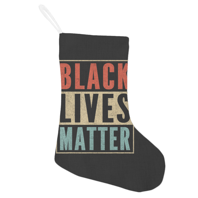 Vintage Black Lives Matter Retro 70s 80s Style Blm Holiday Stocking | Artistshot