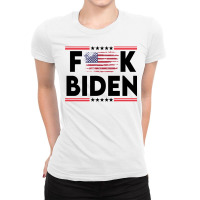 Biden Fk Biggest Idiot Democrats Ever Nominated     Love Ladies Fitted T-shirt | Artistshot