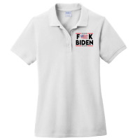 Biden Fk Biggest Idiot Democrats Ever Nominated     Love Ladies Polo Shirt | Artistshot