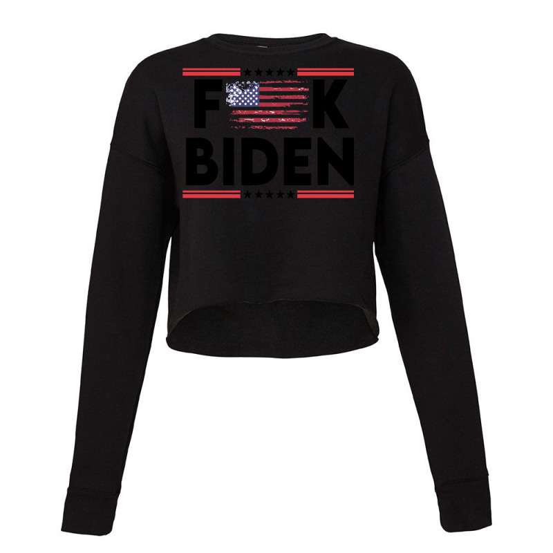 Biden Fk Biggest Idiot Democrats Ever Nominated     Love Cropped Sweater by lenainplongo2 | Artistshot