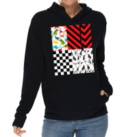 Dinosaur Checker Pattern  Weird Patterns Lightweight Hoodie | Artistshot