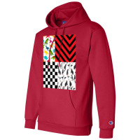 Dinosaur Checker Pattern  Weird Patterns Champion Hoodie | Artistshot