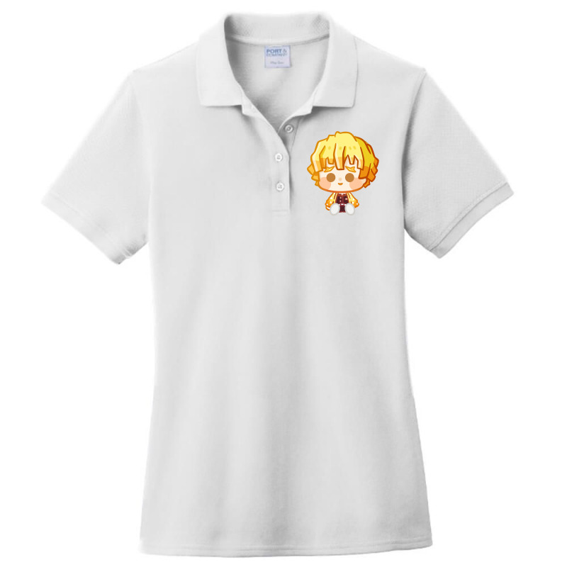 Sleeping Hashira Chibi Zenit Su Ladies Polo Shirt by ashdhacreanei | Artistshot