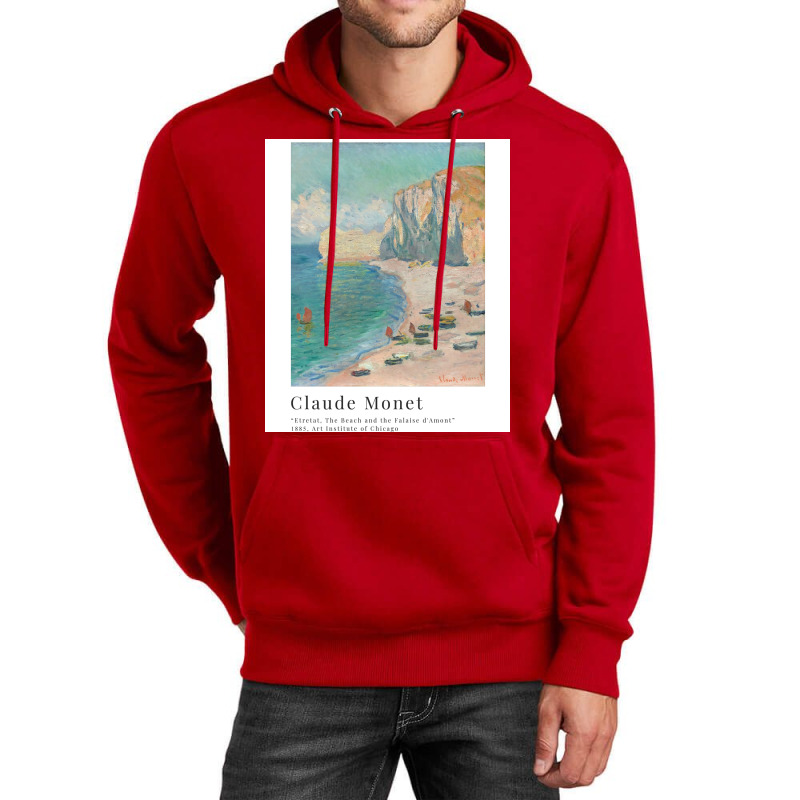 Claude Monet   Etretat1 Unisex Hoodie by toufieenteksd | Artistshot