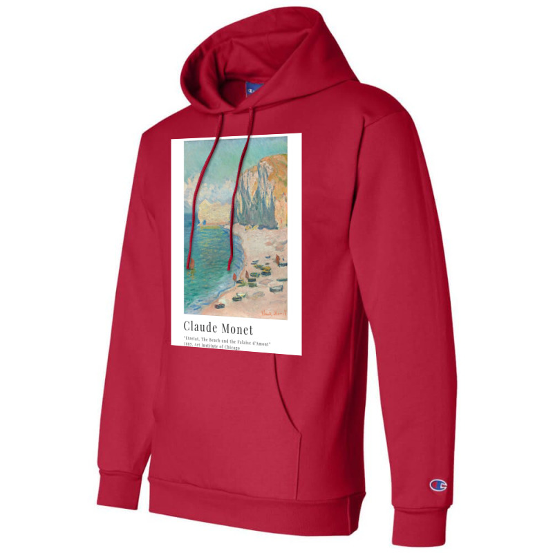 Claude Monet   Etretat1 Champion Hoodie by toufieenteksd | Artistshot