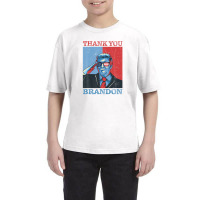 Thank You Brandon Usa Flag Glasses Youth Tee | Artistshot