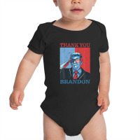 Thank You Brandon Usa Flag Glasses Baby Bodysuit | Artistshot