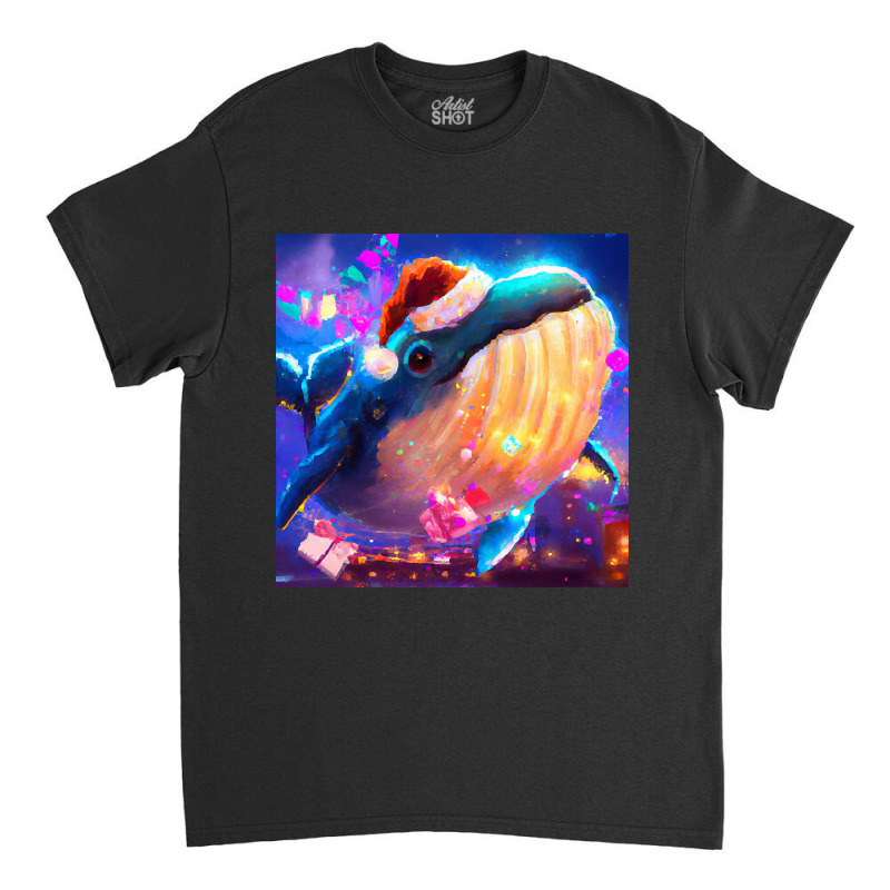 Hot Trend Cute Humpback Whale Drawing Classic T-shirt | Artistshot