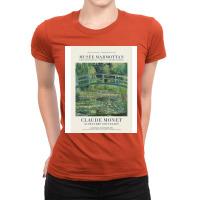 Claude Monet   The Water Lily Pond Ladies Fitted T-shirt | Artistshot