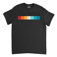 Vintage Curitiba Brazil 1980s Retro Classic T-shirt | Artistshot