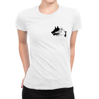 Ten Shadows Sign Shikigami Divine Dog Hand Sign Dog Kon 1 Ladies Fitted T-shirt | Artistshot