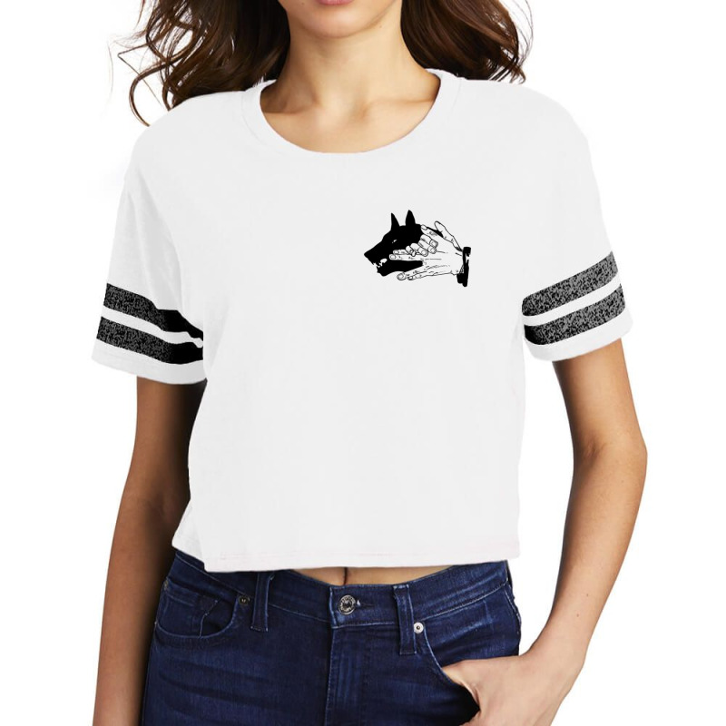 Ten Shadows Sign Shikigami Divine Dog Hand Sign Dog Kon 1 Scorecard Crop Tee by MarkDesharnais | Artistshot