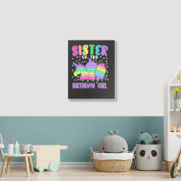 Limited Edition Let's Pop-it Sister Of The Birthday Girl Pop-it Portrait Canvas Print | Artistshot