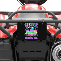 Limited Edition Let's Pop-it Sister Of The Birthday Girl Pop-it Atv License Plate | Artistshot