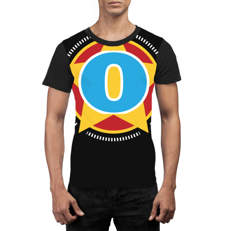 Of Superhero Letter O Star And Stripes Graphic T-shirt | Artistshot