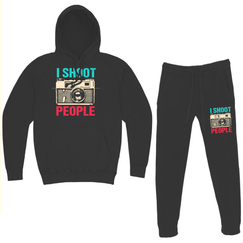 Photographer T  Shirt I Shoot People T  Shirt Hoodie & Jogger Set | Artistshot