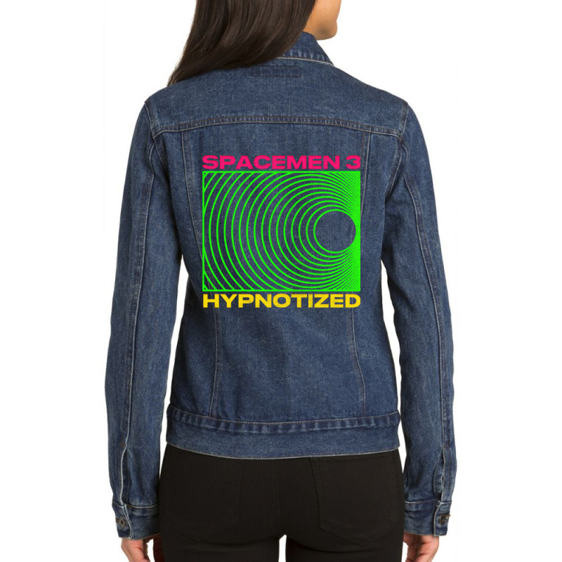 Hypnotized Spacemen 3 Original 90s Style Design Ladies Denim Jacket by MernaPutney | Artistshot