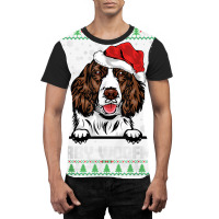 Merry Woofmas English Springer Spaniel Christmas Dog Lovers T Shirt Graphic T-shirt | Artistshot