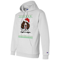 Merry Woofmas English Springer Spaniel Christmas Dog Lovers T Shirt Champion Hoodie | Artistshot