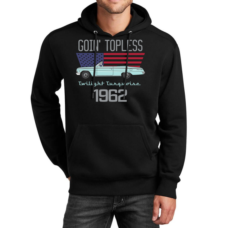 Topless Twilight Turquoise Unisex Hoodie | Artistshot