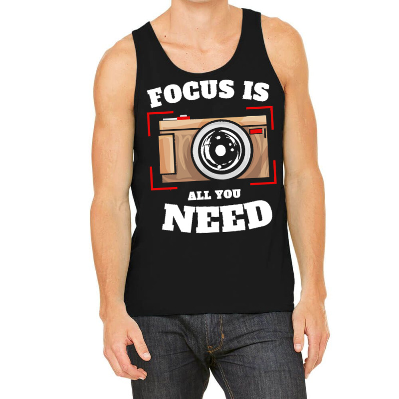 Photographer T  Shirt Photographer Focus Camera Photography T  Shirt Tank Top | Artistshot