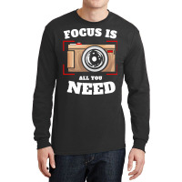 Photographer T  Shirt Photographer Focus Camera Photography T  Shirt Long Sleeve Shirts | Artistshot