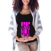 Drop Elbows Not Bombs Maternity Scoop Neck T-shirt | Artistshot