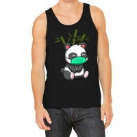 Hot Trend Cute Panda Sitting And Wearing Mask Tank Top | Artistshot