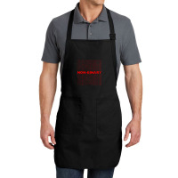 The Future Is Non Binary Gender Identity Genderqueer Full-length Apron | Artistshot