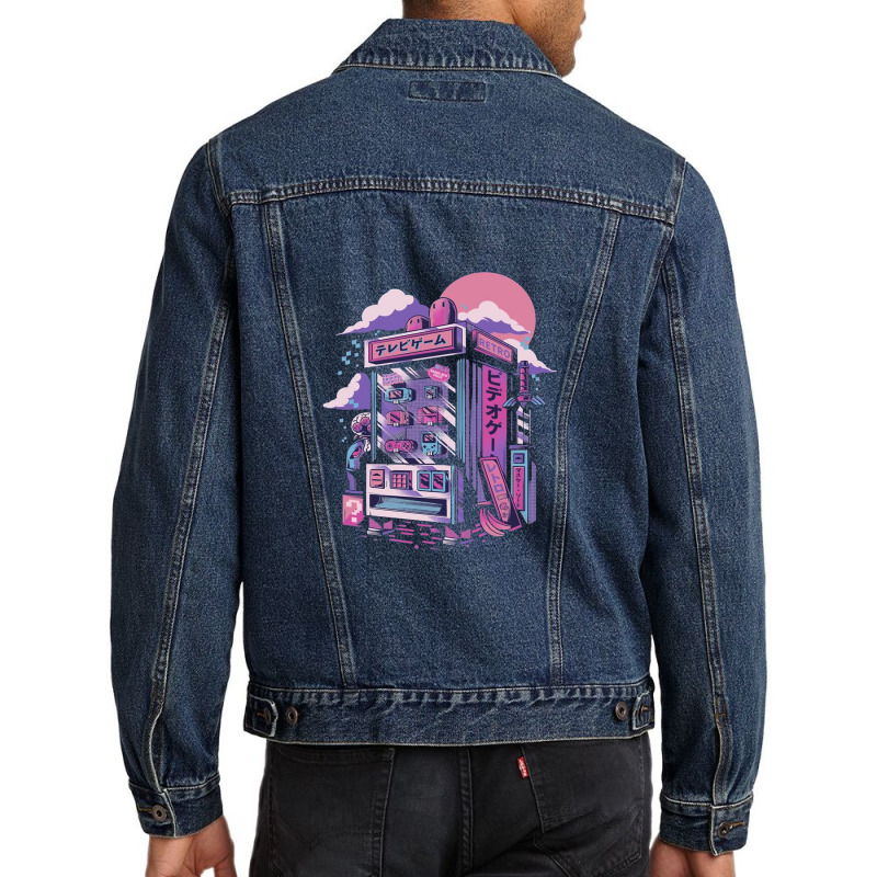 Retro Gaming Men Denim Jacket | Artistshot