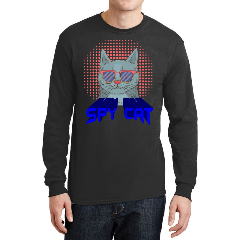 Limited Edition Spy Cat Long Sleeve Shirts by Pannell Quintero | Artistshot