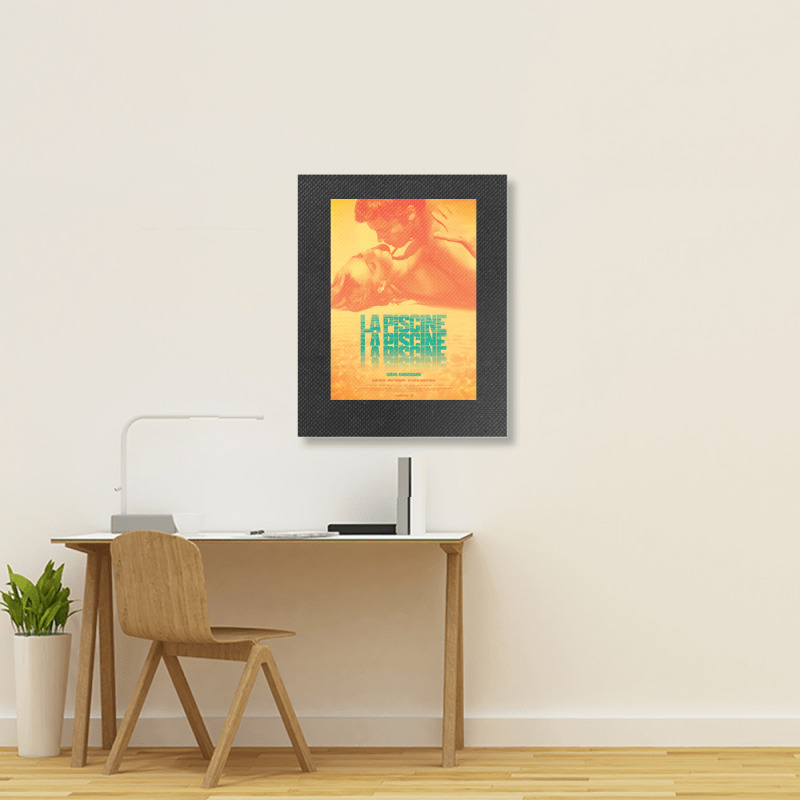 La Piscine Movie Portrait Canvas Print | Artistshot