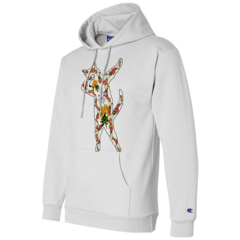 Cat In Lotus Tattoo Dabbing Champion Hoodie | Artistshot