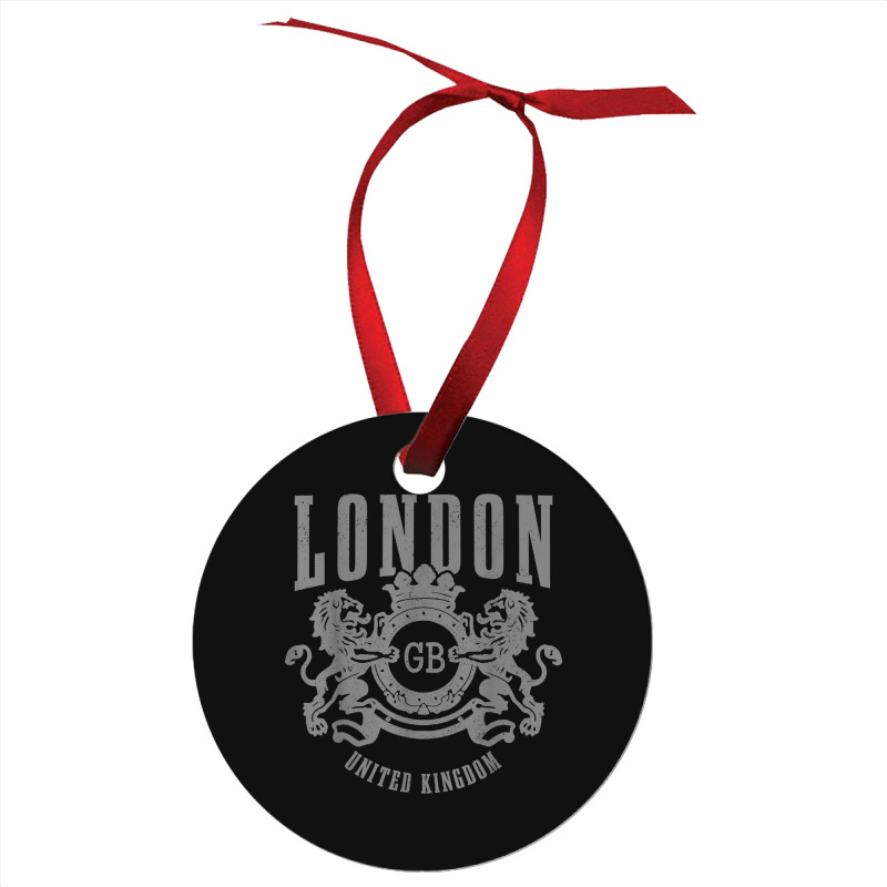 London Uk Vintage Gb England Great Britain United Kingdom Ornament | Artistshot