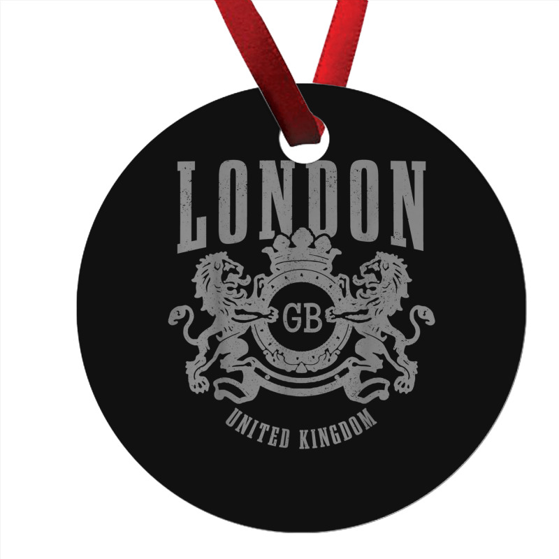 London Uk Vintage Gb England Great Britain United Kingdom Ornament | Artistshot