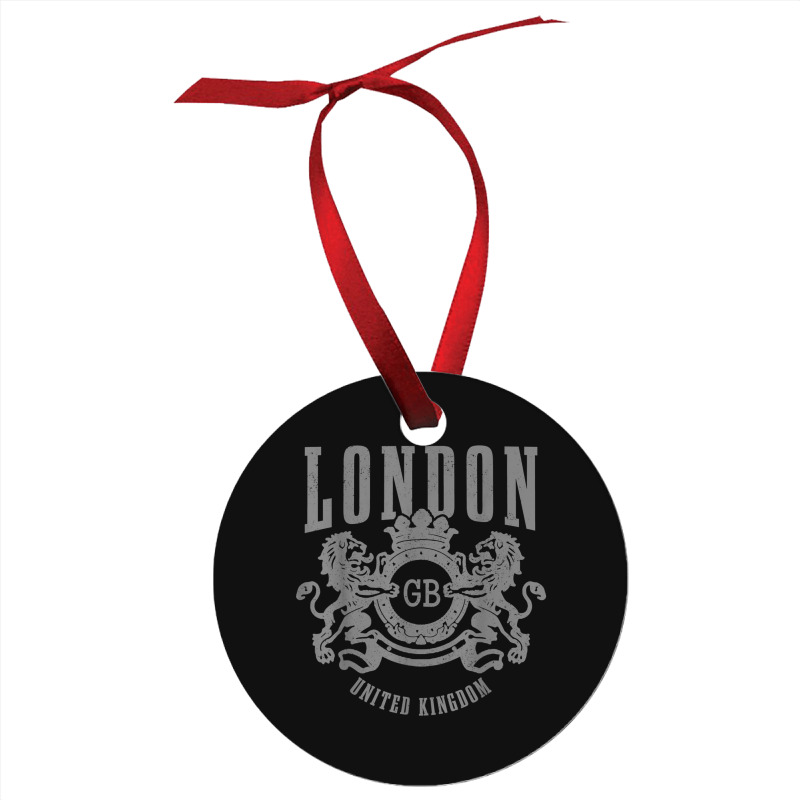 London Uk Vintage Gb England Great Britain United Kingdom Ornament | Artistshot