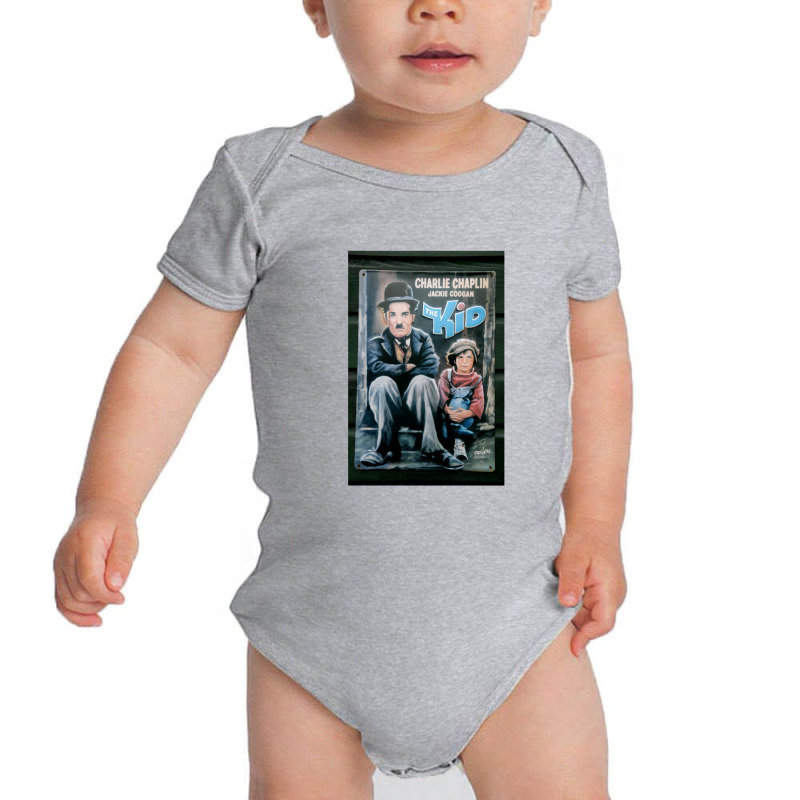 Charlie Chaplin The Kid Film Poster Baby Bodysuit by DebraAnnKnapp | Artistshot