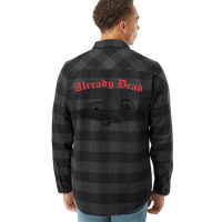 Already Dead Nihilist Hearse Punksthetic Design Flannel Shirt | Artistshot