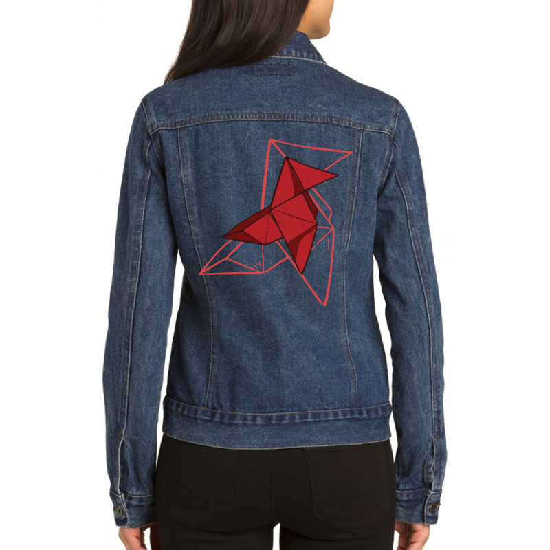 Trending Money Heist - Origami Bird Ladies Denim Jacket by Sizemore Adame | Artistshot