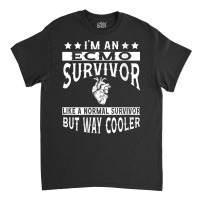 Womens Ecmo Survivor Apparel   Funny Awesome Survivors Design V Neck T Classic T-shirt | Artistshot