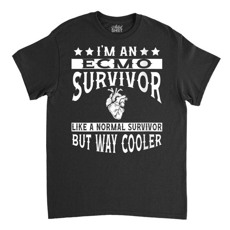 Womens Ecmo Survivor Apparel   Funny Awesome Survivors Design V Neck T Classic T-shirt | Artistshot