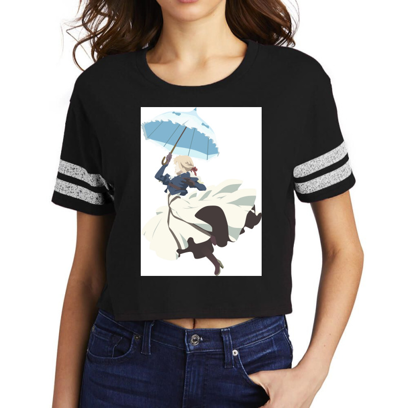 Violet Evergarden Parasol Minimalist Art Poster Scorecard Crop Tee by usienerivady | Artistshot