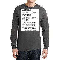 Churchill's Quote Long Sleeve Shirts | Artistshot