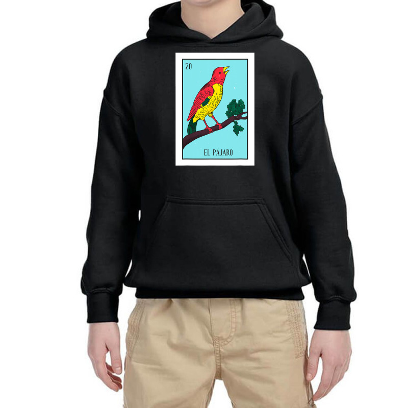 El Pajaro Lottery Card Gift The Bird Card Mexican Lottery Youth Hoodie by PeterArtist | Artistshot