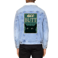 Nice Cat Unisex Sherpa-lined Denim Jacket | Artistshot